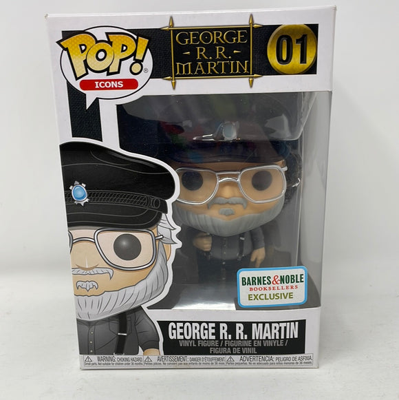 Funko Pop! Icons George R. R. Martin Barnes And Noble Booksellers Exclusive 01