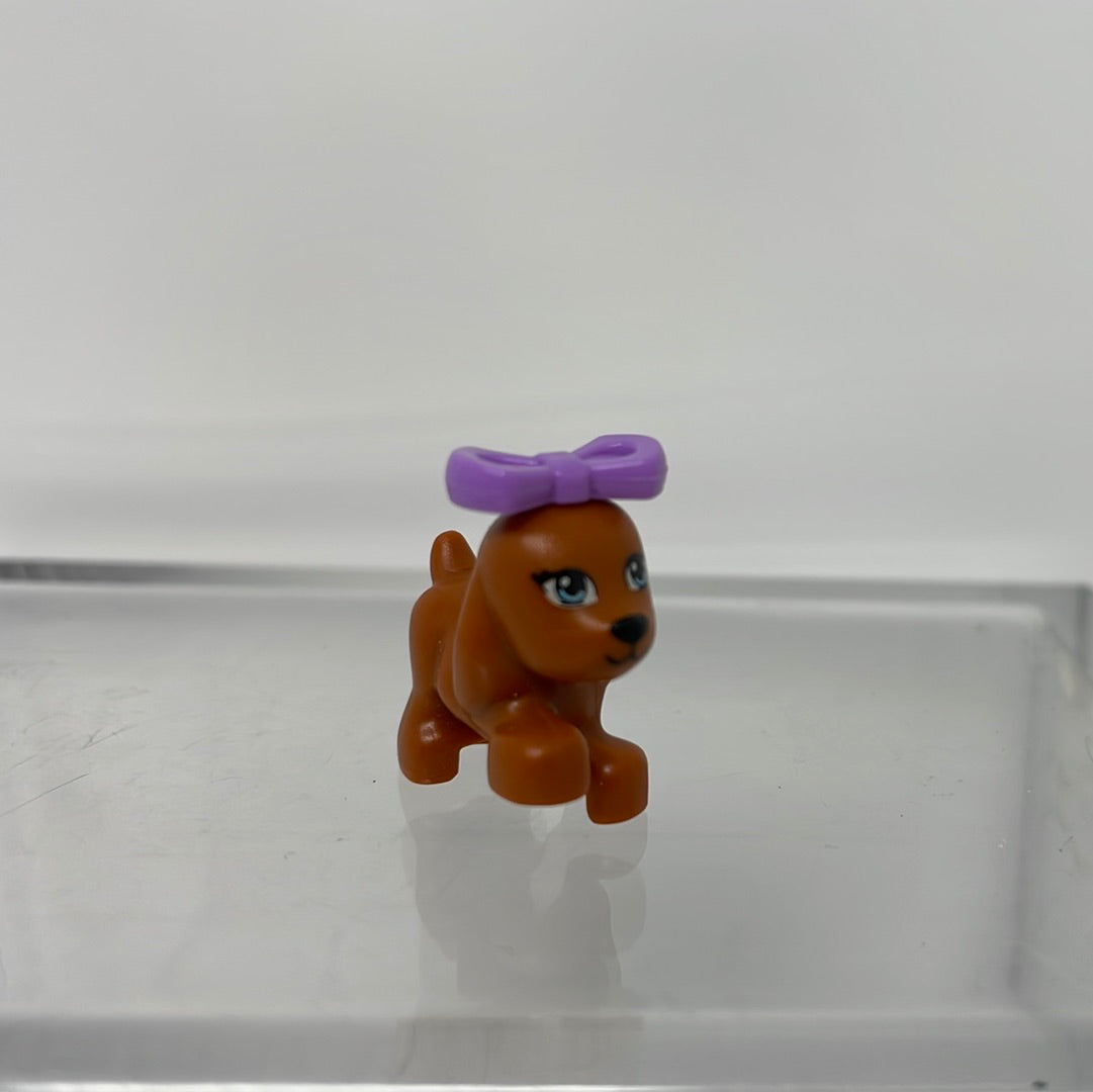 Lego Friend Minifigure Pet Dark Orange DOG Cute Rare Scarlet Hard