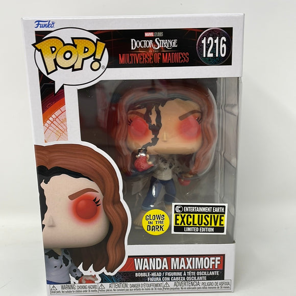 Funko Pop Marvel Doctor Strange and The Multiverse Of Madness Wanda Maximoff EE Excl 1216