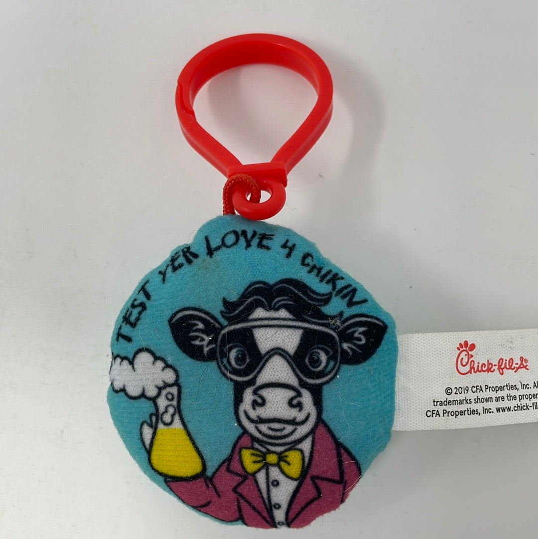 Chick Fil A Chicken Keychain Soft Plush Test Your Love 4 Chicken Scien shophobbymall