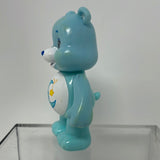 Care Bear Bedtime Soother Bear Poseable Plastic PVC Figure 3" Moon Belly Badge