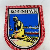 Little Mermaid Langelinie Copenhagen Kobenhavn Denmark Souvenir Badge Patch