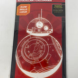 Star Wars The Force Awakens--BB-8 Droid Sticker / Decal GLOW in the dark