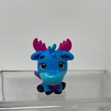 HATCHIMALS COLLEGGTIBLES FIGURE Blue and Pink Moose with Pink Wings