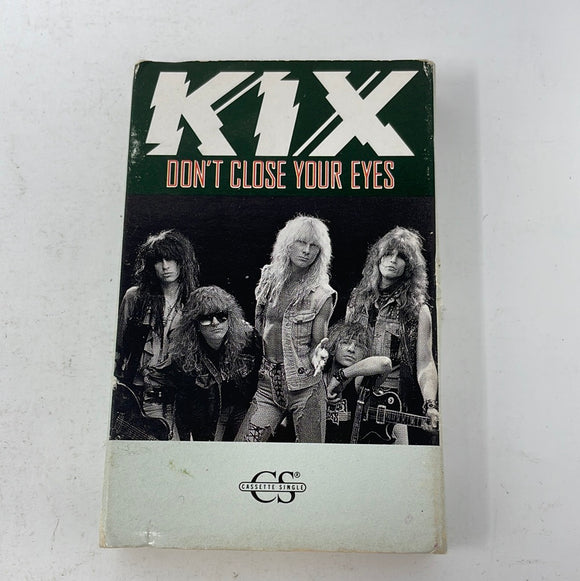 Cassette Kix Don’t Close Your Eyes Get It While Its Hot