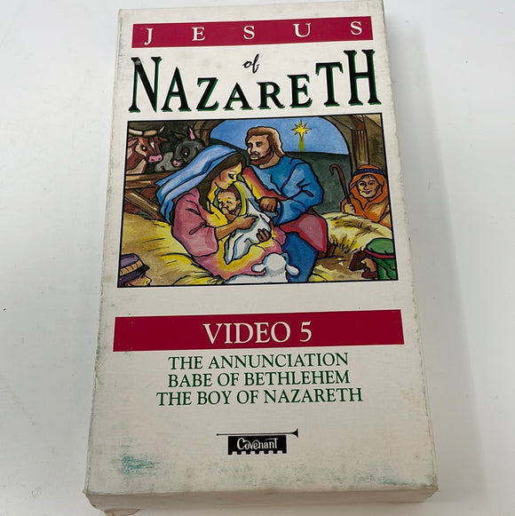 VHS Jesus Of Nazareth Video 5 The Annunciation Babe Of Bethlehem The Boy Of Nazareth