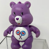 TCFC Care Bears Purple Share Bear 3" PVC Figure w/ 2 Balloons Lollipops