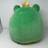 Squishmallows 16” Baratelli Green Frog Prince Plush Valentines Squad