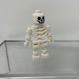 Lego White Skeleton Minifigure With Swivel Arms Halloween