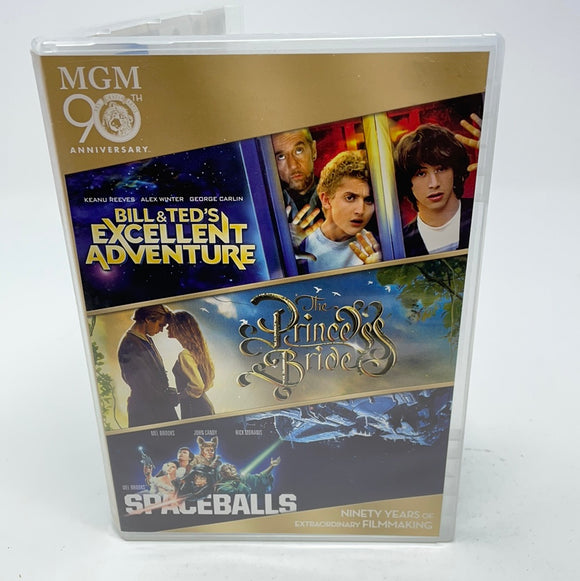 DVD Bill & Ted’s Excellent Adventure/The Princess Bride/Space Balls