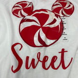 Disney Store Shirt Mickey Mouse Mint Sweet Christmas Shirt Adult “Ladies” Medium