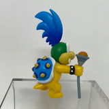 World Nintendo Jakks Pacific Super Mario Larry Koopa 2.5" Action Figure W Staff