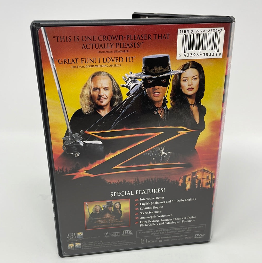 DVD The Mask of Zorro Deluxe Widescreen Presentation – shophobbymall