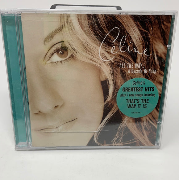 CD Celine Dion All The Way… A Decade Of Song