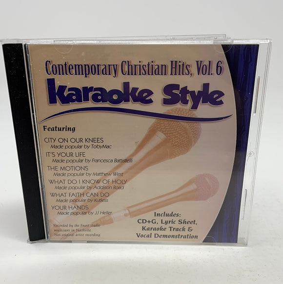 CD Contemporary Christian Hits, Vol 6 Karaoke Style