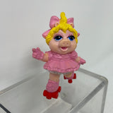 Vintage Muppet Babies Miss Piggy Roller Skates PVC Figure 1986 HAI Cake Topper