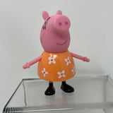 Peppa Pig Mummy Pig Figure Orange Flower Dress