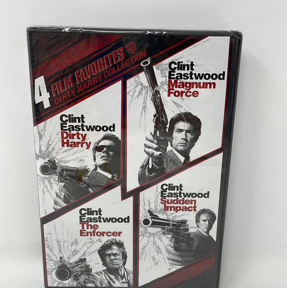 DVD 4 Film Favorites Warner Brothers Dirty Harry Collection (Sealed)