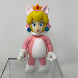 World of Nintendo Super Mario Action Figure 4-Inch Cat Peach LOOSE Jakks