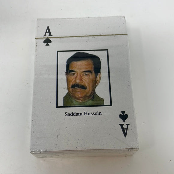 Saddam Hussein Iraq Military Al-Tikriti Plastic Coated Gemaco Playing Cards