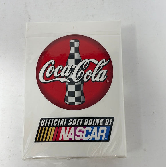 Coca Cola Official Soft Drink Of Nascar Playing Cards