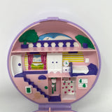 Vintage Polly Pocket Bluebird 1989 Flat House Apartment Purple Compact Only