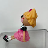 Lalaloopsy Mini 3 Inch Figure Blonde Hair Black, White and Pink Dress MGA
