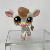 LPS Littlest Pet Shop Cow With Orange/Brown Eyes