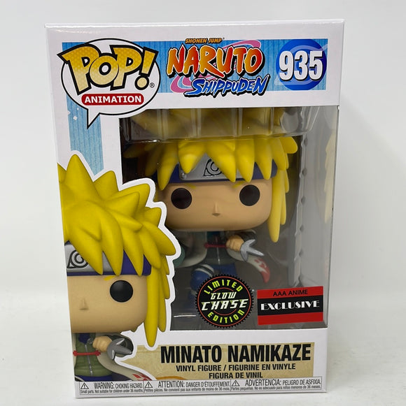 Funko Pop! Animation Shonen Jump Naruto Shippuden AAA Anime Exclusive Minato Namikaze Limited Edition Glow Chase 935