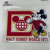 Disney Parks Walt Disney World Mickey Mouse Car Magnet Retro 1971