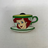 Disney 2009 Ariel The Little Mermaid Green Teacup Official Trading Pin