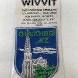 Wivvit Embroidered Emblems Christchurch N.Z. Patch