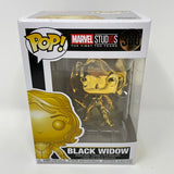 Funko Pop! Marvel Studios The First Then Years Gold Black Widow 380