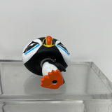 #654 LPS Littlest Pet Shop Funniest Black Puffin Penguin Bird W/ Blue Eyes