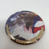 Operation Enduring Freedom American Flag Eagle Pin