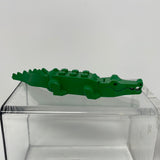 Lego Green Alligator Crocodile with 8 Teeth Animal Figure Minifigure