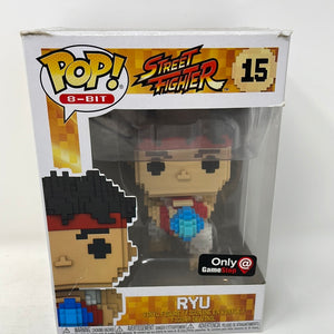 Funko Pop 8-Bit Street Fighter GameStop Exclusive Ryu 15