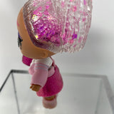 LOL Surprise Doll Clear Glitter Globe Pink Hair