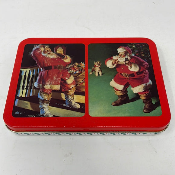 Coca-Cola Nostalgia Playing Cards w/ Collectible Tin, 1993 Limited Edition