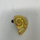 Little Mermaid Icon Gold Shell Disney Pin