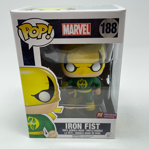Funko Pop! Marvel Px Previews Exclusive Iron Fist 188