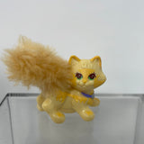 Cat Kitten Vintage 1994 Kenner 1.5" Littlest Pet Shop Fluffy Tail Orange LPS
