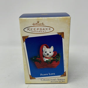 Hallmark Keepsake Ornament 2005 Puppy Love #15 Westie Vintage