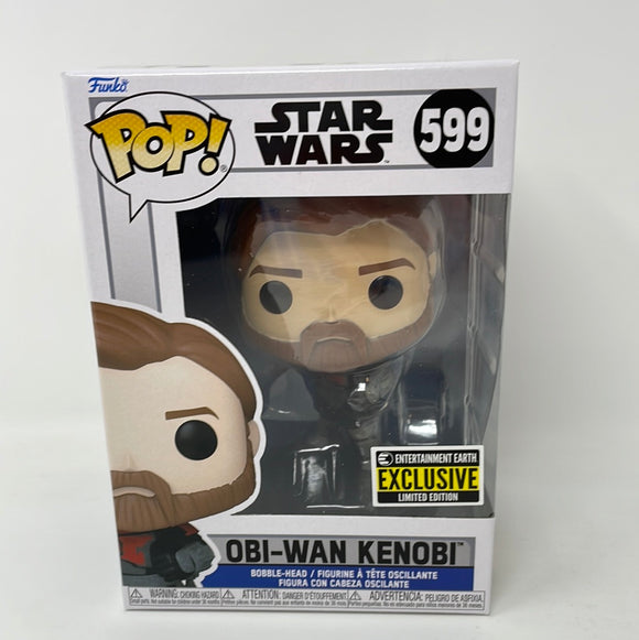 Funko Pop Star Wars Clone Wars Obi-Wan Kenobi 599 EE Exclusive