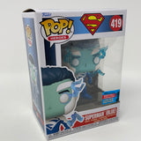 Funko Pop! Heroes Superman (Blue) 419 2021 Fall Convention Limited Edition