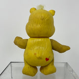 Vintage Care Bears Funshine Bear 3” Posable PVC Figure 1983 Yellow Sun Tummy