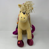 2001 Groovy Girls Horse Calypso Callie Plush Posable Legs W/removable Saddle 13"