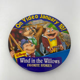 Vintage 1995 Disney Wind in the Willows Video Release Promo Pin Button