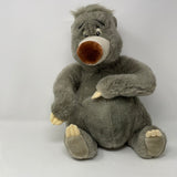Vintage Walt Disney Co Plush Jungle Book BALOO Gray Bear 15 IN Stuffed Animal