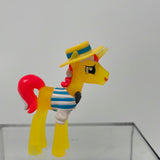 My Little Pony Hasbro G4 Blind Bag Mini Figure Flam (Mustache) Clear Neon